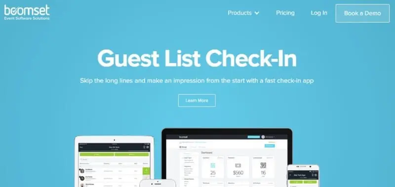 boomset event registration and check in app