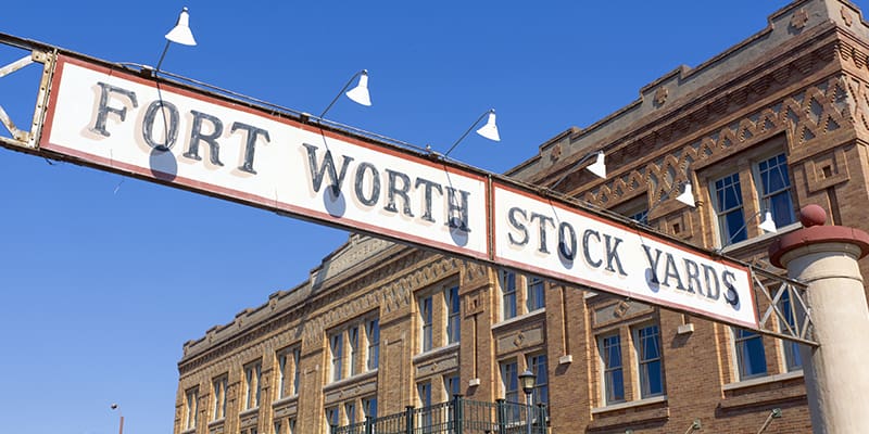 Fort Worth stock yards event