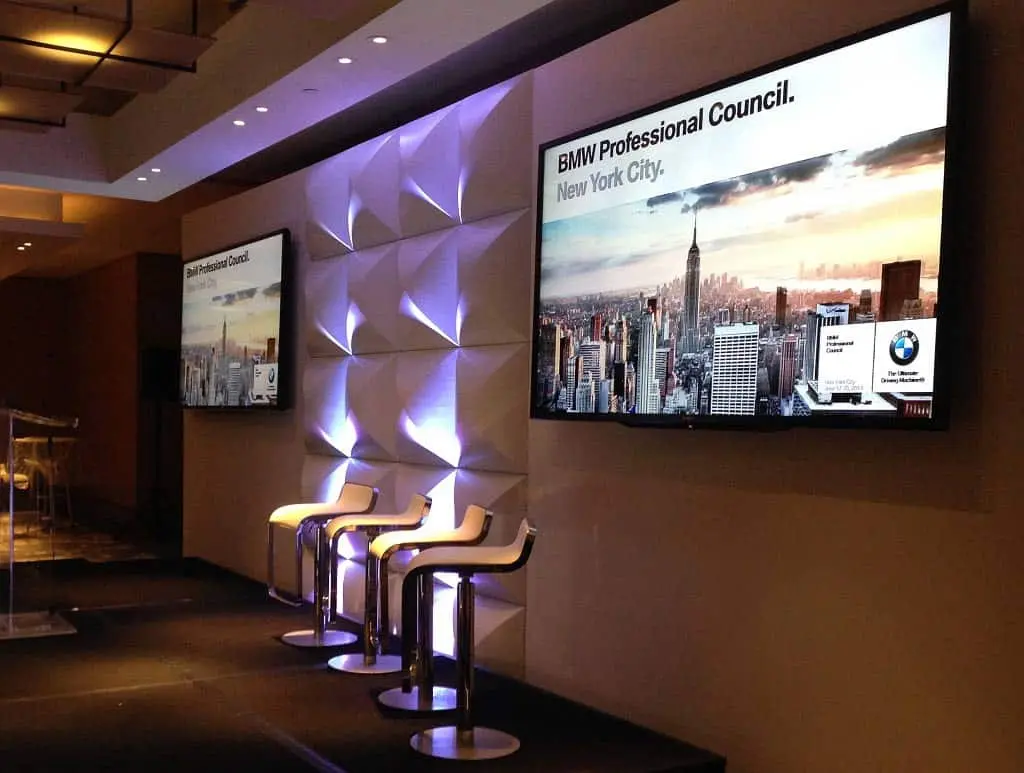 TV rental for meetings and events