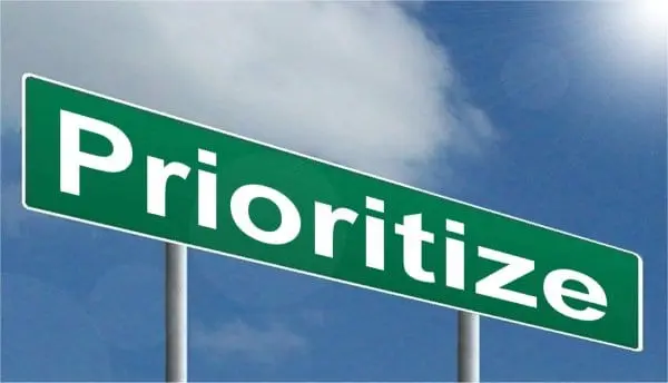 prioritize