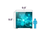 led walll rental for trade show
