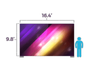 rent LED screen wall