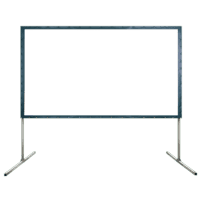 fast fold rear projection screen rental
