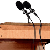 podium microphone rentals