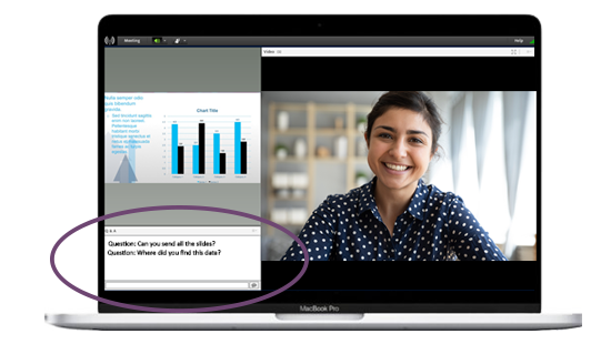 Q&A engagement virtual events