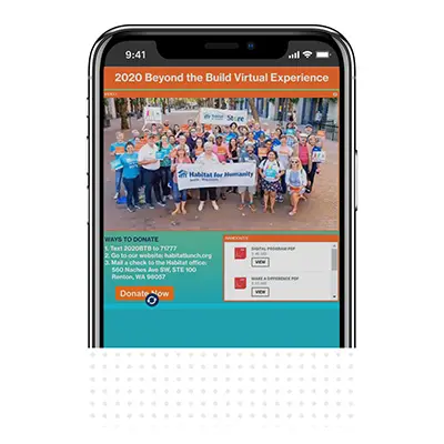 virtual event success story habitat for humanity