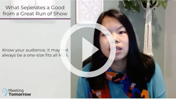 hybrid run of show video example