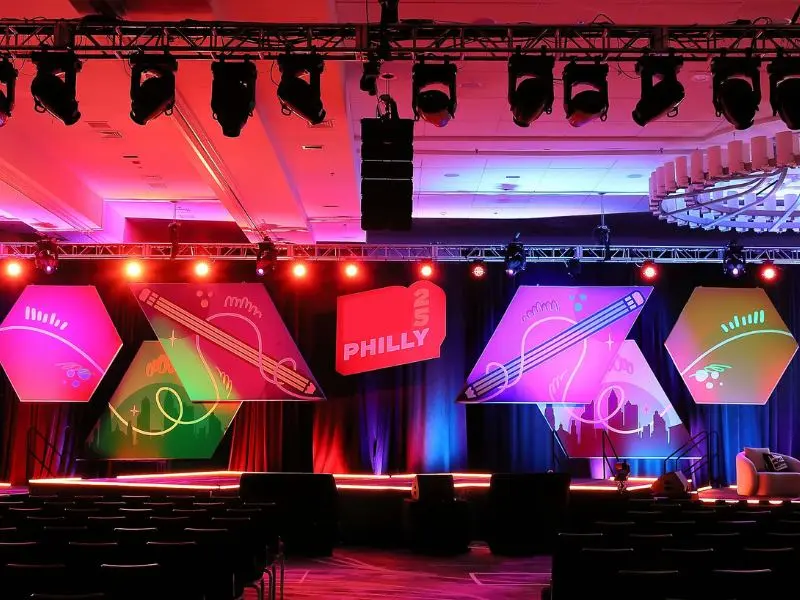 stage branding for corporate events